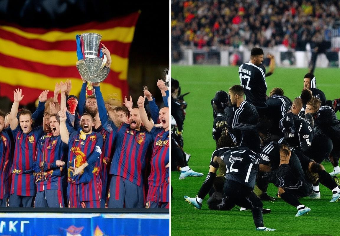 诺坎普巅峰之战：梅西苏亚雷斯领航巴萨力克皇马夺冠(图3)